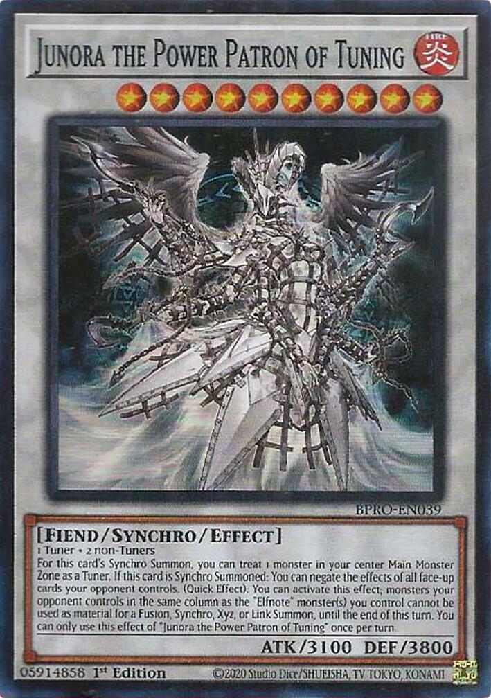 Junora the Power Patron of Tuning [BPRO-EN039] Super Rare | Exor Games Dartmouth