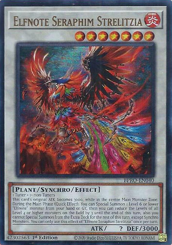 Elfnote Seraphim Strelitzia [BPRO-EN040] Ultra Rare | Exor Games Dartmouth