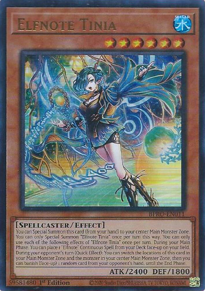 Elfnote Tinia [BPRO-EN011] Ultra Rare | Exor Games Dartmouth