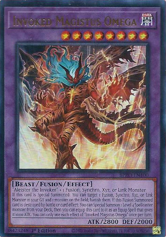 Invoked Magistus Omega [BPRO-EN100] Ultra Rare | Exor Games Dartmouth