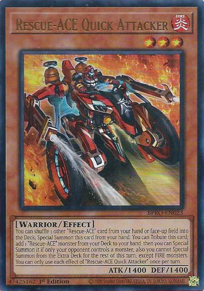 Rescue-ACE Quick Attacker [BPRO-EN023] Ultra Rare | Exor Games Dartmouth