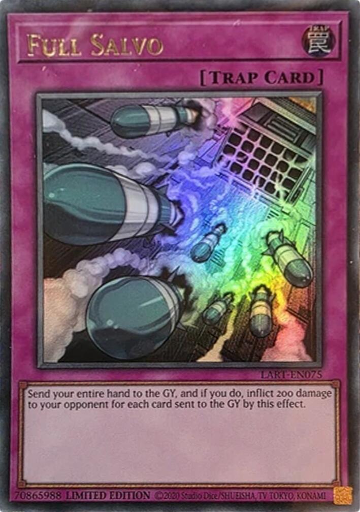 Full Salvo [LART-EN075] Ultra Rare | Exor Games Dartmouth