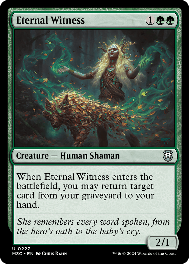 Eternal Witness (Ripple Foil) [Modern Horizons 3 Commander] | Exor Games Dartmouth