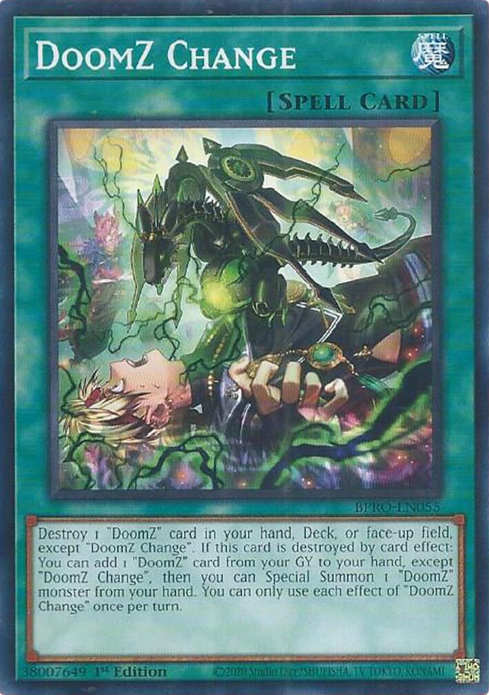 DoomZ Change [BPRO-EN055] Common | Exor Games Dartmouth