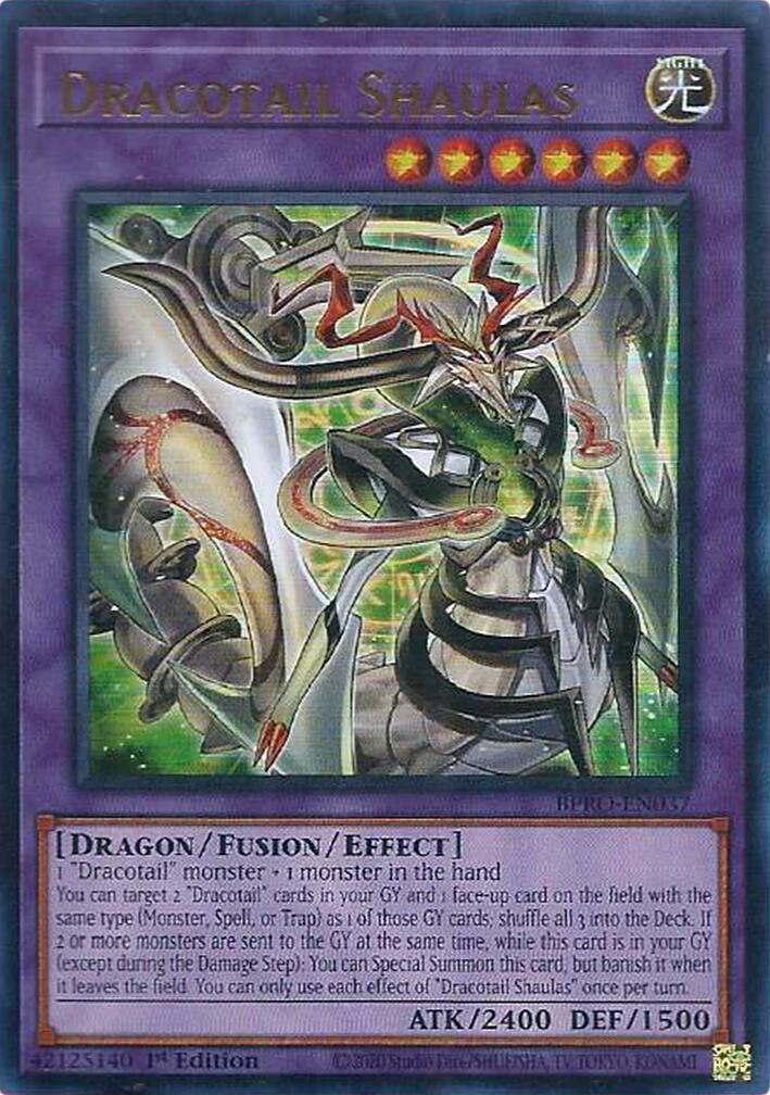 Dracotail Shaulas [BPRO-EN037] Ultra Rare | Exor Games Dartmouth