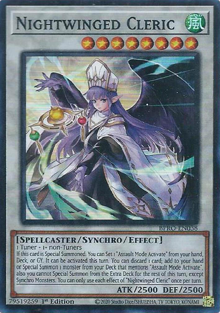Nightwinged Cleric [BPRO-EN038] Common | Exor Games Dartmouth