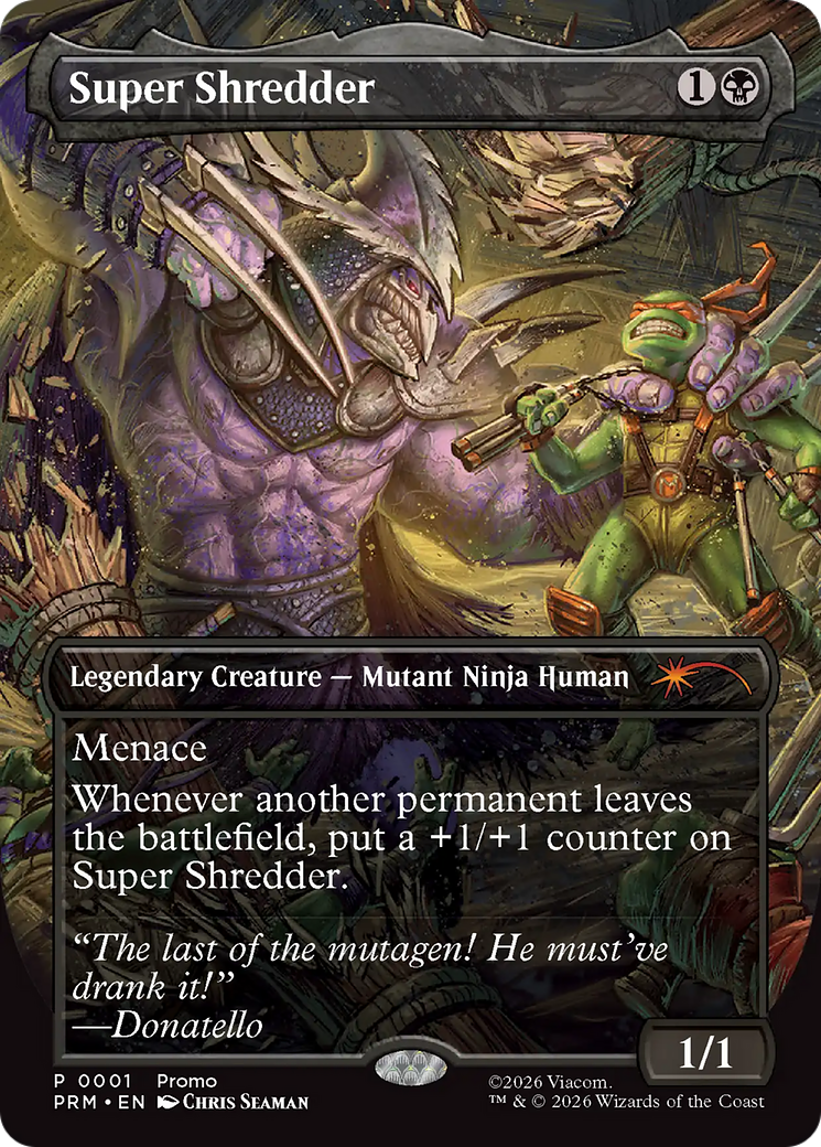 Super Shredder (Borderless) [Spotlight Series] | Exor Games Dartmouth