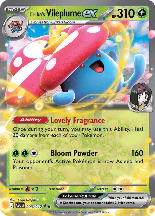 Erika's Vileplume ex (003/217) [Mega Evolution: Ascended Heroes] | Exor Games Dartmouth
