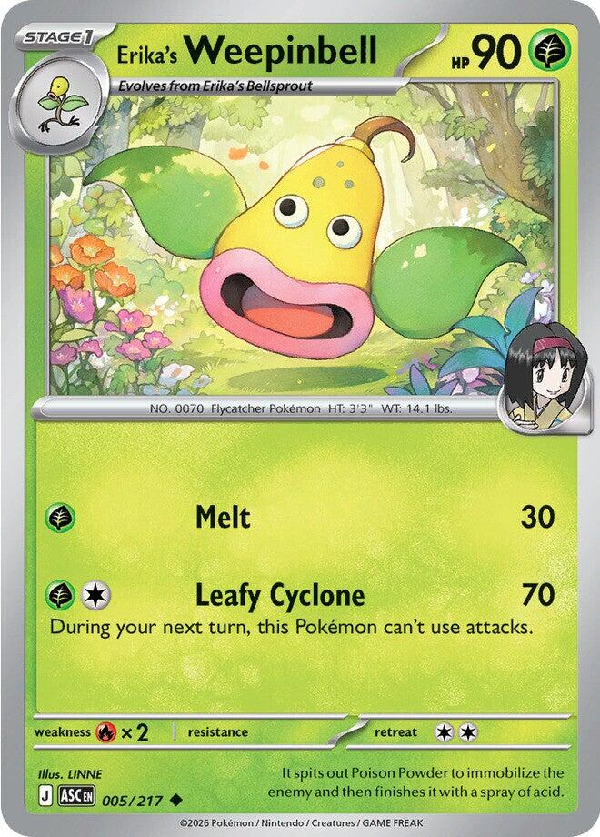 Erika's Weepinbell (005/217) [Mega Evolution: Ascended Heroes] | Exor Games Dartmouth