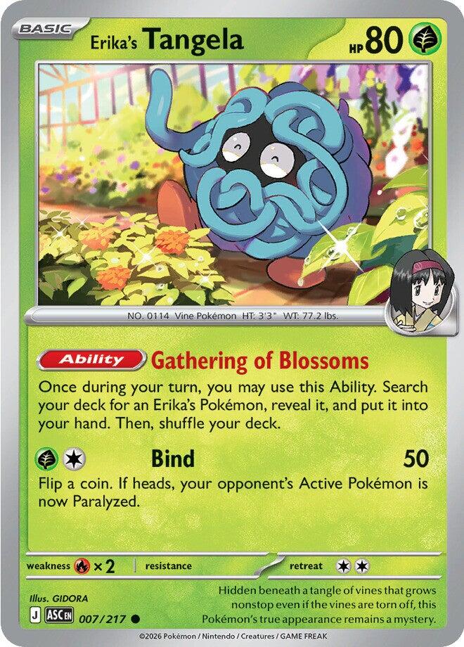 Erika's Tangela (007/217) [Mega Evolution: Ascended Heroes] | Exor Games Dartmouth