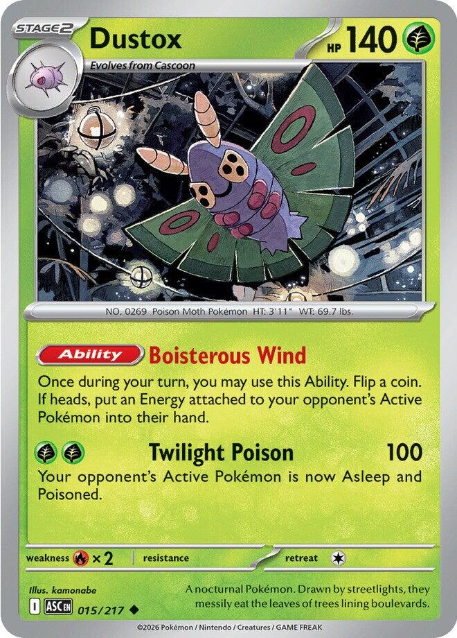 Dustox (015/217) [Mega Evolution: Ascended Heroes] | Exor Games Dartmouth