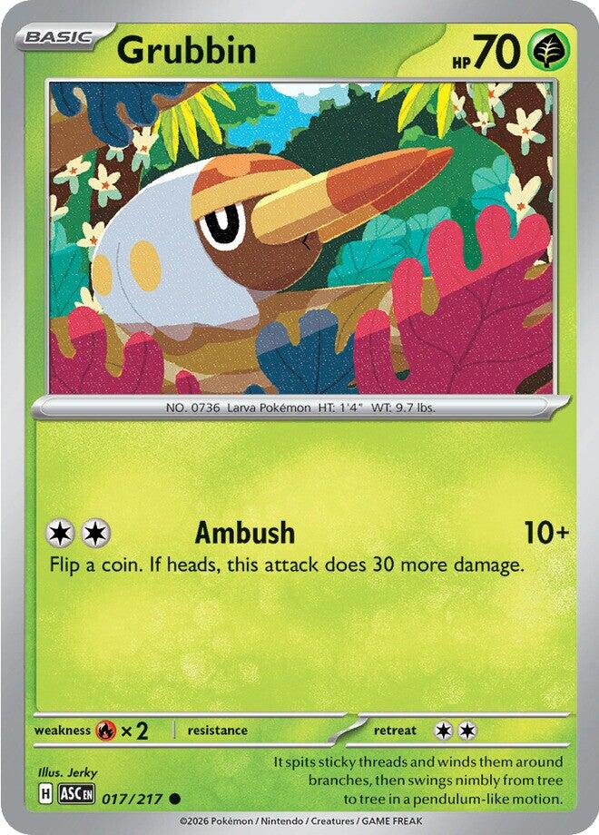Grubbin (017/217) [Mega Evolution: Ascended Heroes] | Exor Games Dartmouth