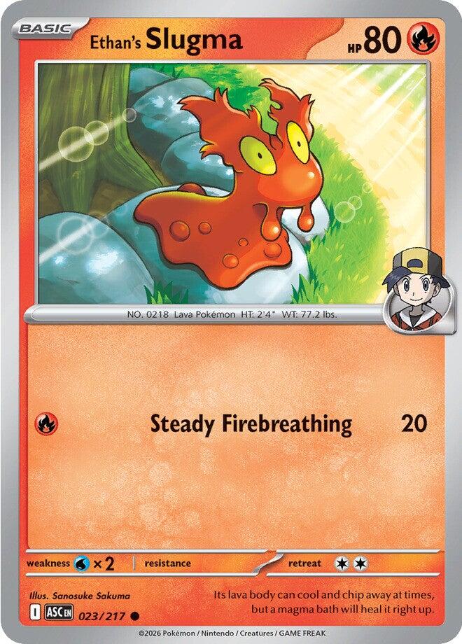 Ethan's Slugma (023/217) [Mega Evolution: Ascended Heroes] | Exor Games Dartmouth