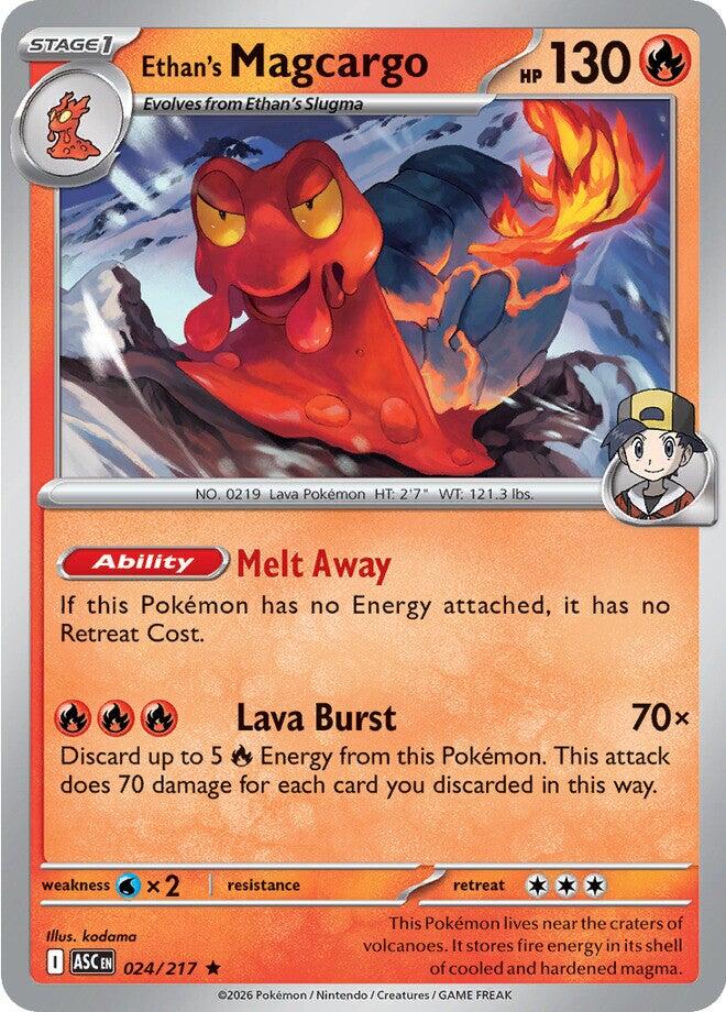 Ethan's Magcargo (024/217) [Mega Evolution: Ascended Heroes] | Exor Games Dartmouth