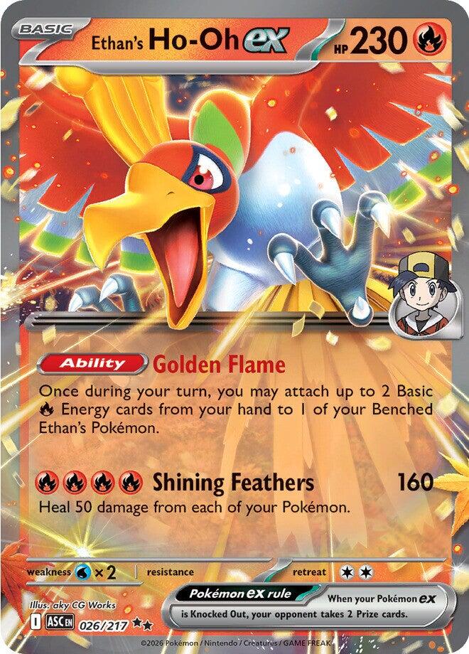 Ethan's Ho-Oh ex (026/217) [Mega Evolution: Ascended Heroes] | Exor Games Dartmouth
