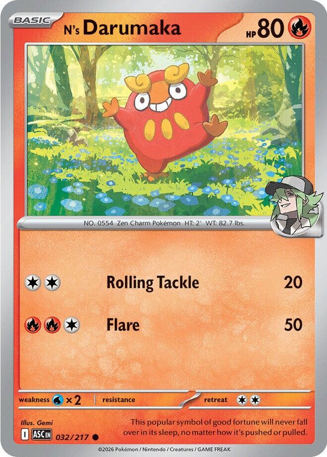 N's Darumaka (032/217) [Mega Evolution: Ascended Heroes] | Exor Games Dartmouth
