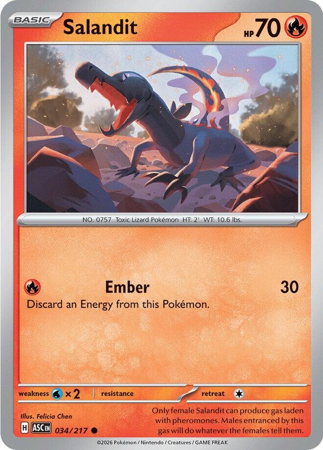 Salandit (034/217) [Mega Evolution: Ascended Heroes] | Exor Games Dartmouth