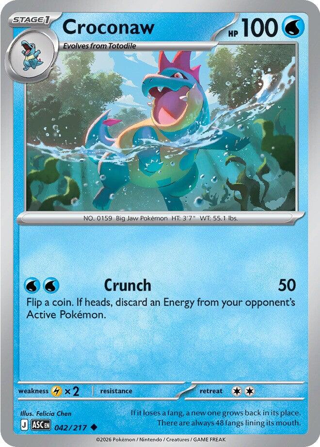 Croconaw (042/217) [Mega Evolution: Ascended Heroes] | Exor Games Dartmouth