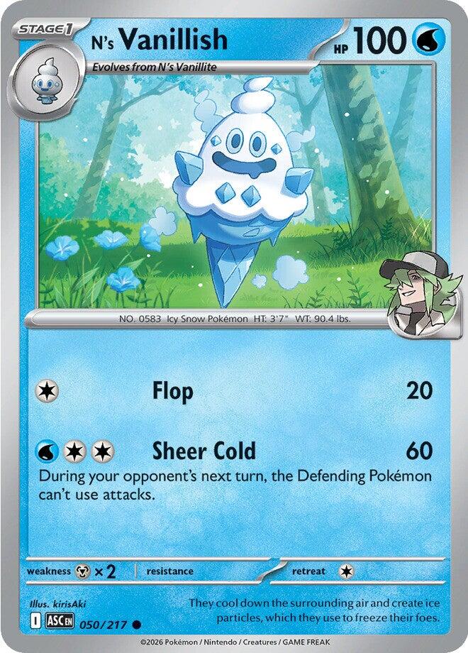 N's Vanillish (050/217) [Mega Evolution: Ascended Heroes] | Exor Games Dartmouth