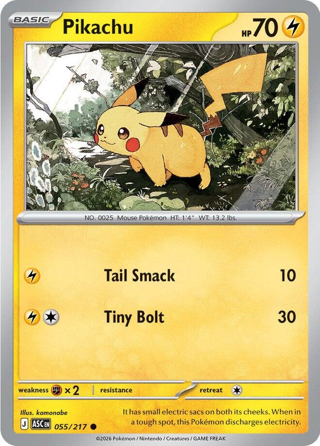 Pikachu (055/217) [Mega Evolution: Ascended Heroes] | Exor Games Dartmouth