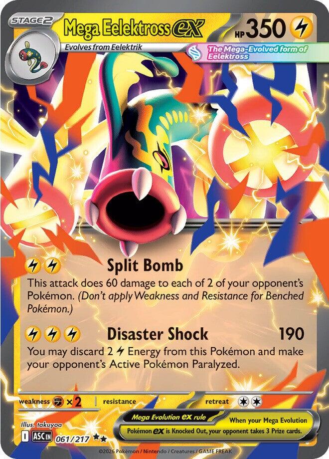 Mega Eelektross ex (061/217) [Mega Evolution: Ascended Heroes] | Exor Games Dartmouth