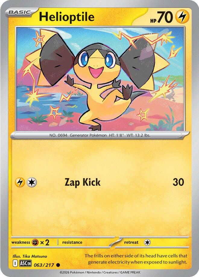 Helioptile (063/217) [Mega Evolution: Ascended Heroes] | Exor Games Dartmouth