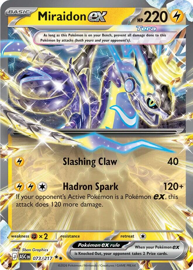 Miraidon ex (073/217) [Mega Evolution: Ascended Heroes] | Exor Games Dartmouth