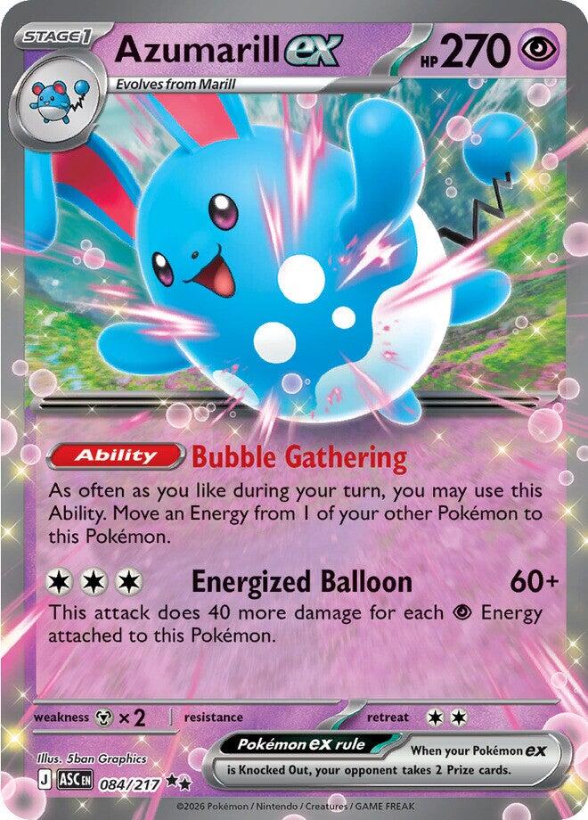 Azumarill ex (084/217) [Mega Evolution: Ascended Heroes] | Exor Games Dartmouth