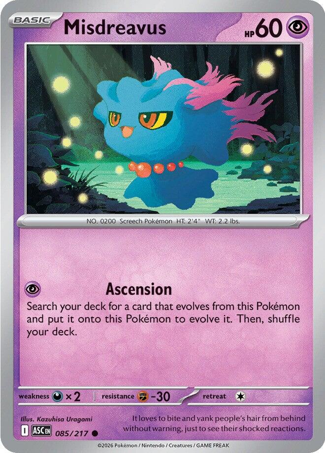 Misdreavus (085/217) [Mega Evolution: Ascended Heroes] | Exor Games Dartmouth