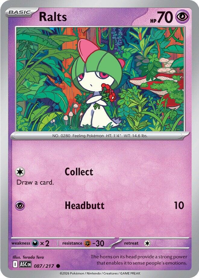 Ralts (087/217) [Mega Evolution: Ascended Heroes] | Exor Games Dartmouth