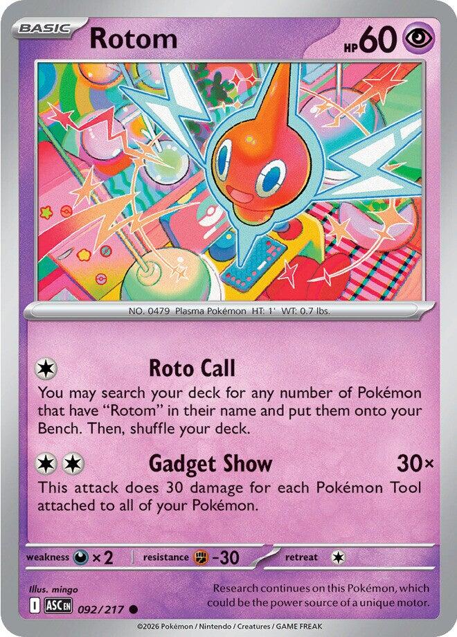 Rotom (092/217) [Mega Evolution: Ascended Heroes] | Exor Games Dartmouth