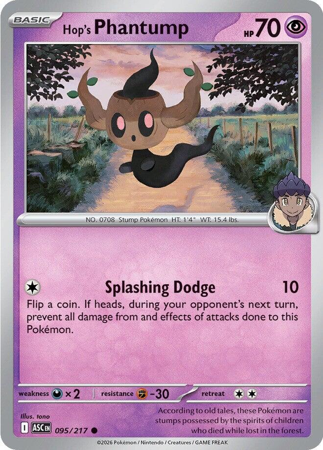 Hop's Phantump (095/217) [Mega Evolution: Ascended Heroes] | Exor Games Dartmouth