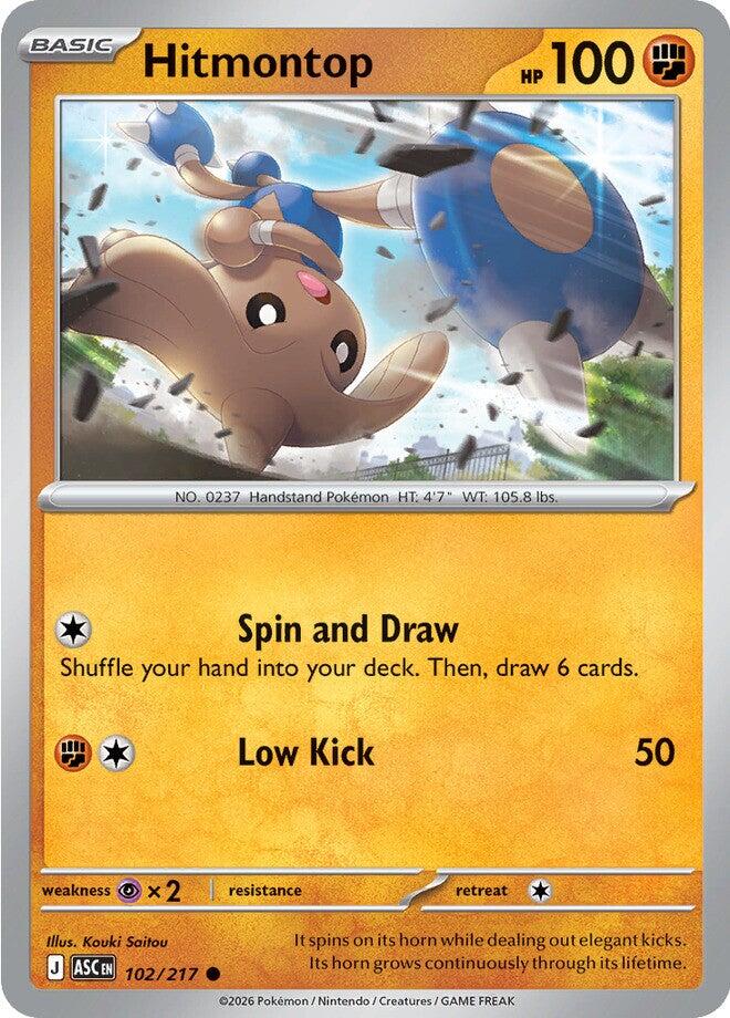 Hitmontop (102/217) [Mega Evolution: Ascended Heroes] | Exor Games Dartmouth