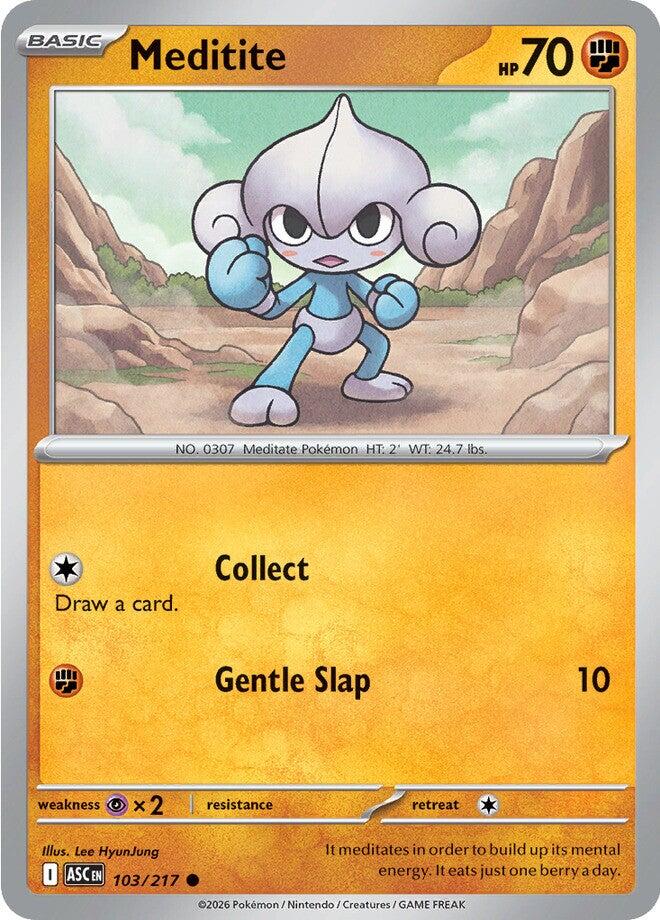 Meditite (103/217) [Mega Evolution: Ascended Heroes] | Exor Games Dartmouth