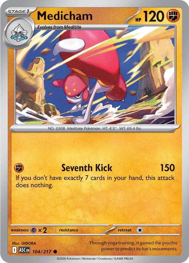 Medicham (104/217) [Mega Evolution: Ascended Heroes] | Exor Games Dartmouth