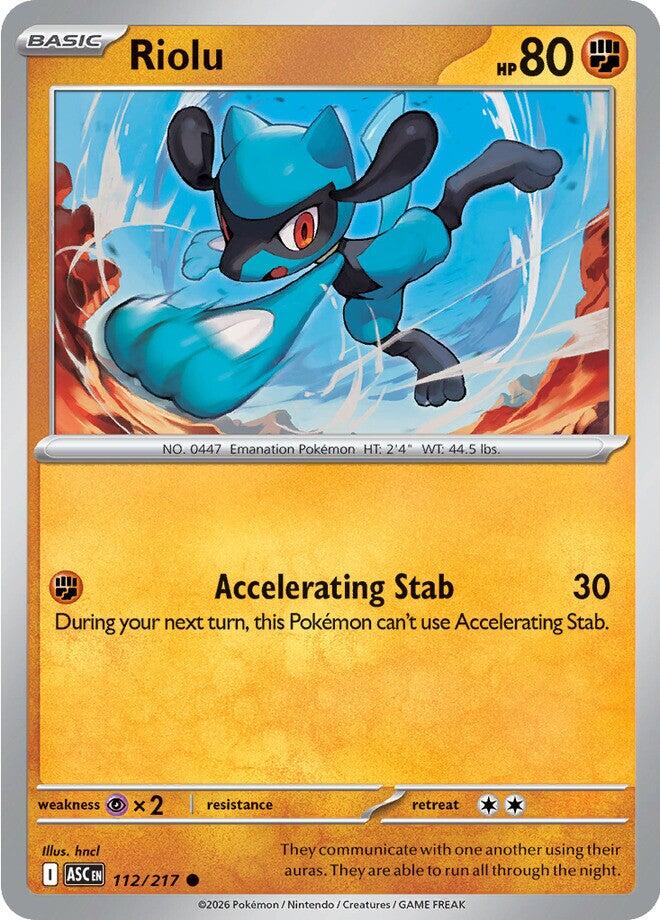 Riolu (112/217) [Mega Evolution: Ascended Heroes] | Exor Games Dartmouth