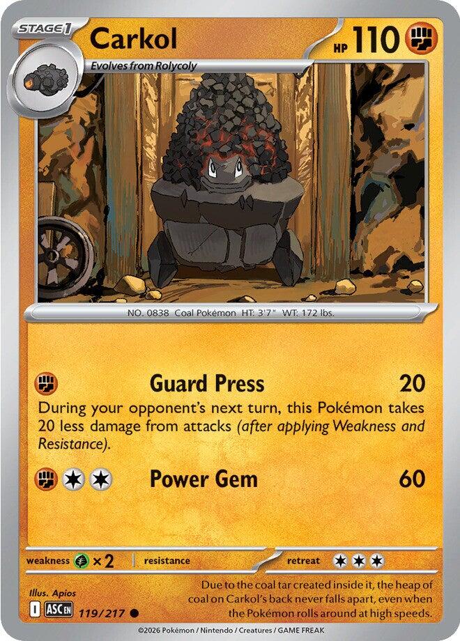 Carkol (119/217) [Mega Evolution: Ascended Heroes] | Exor Games Dartmouth