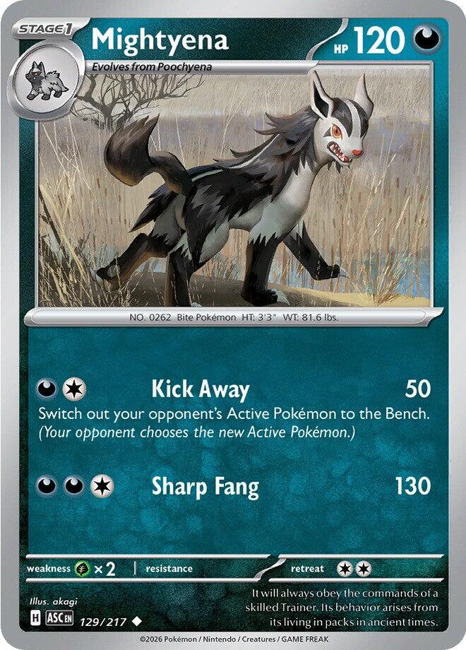 Mightyena (129/217) [Mega Evolution: Ascended Heroes] | Exor Games Dartmouth