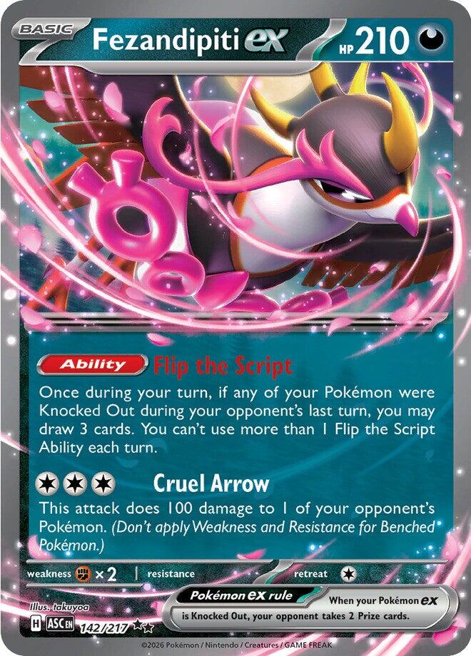 Fezandipiti ex (142/217) [Mega Evolution: Ascended Heroes] | Exor Games Dartmouth