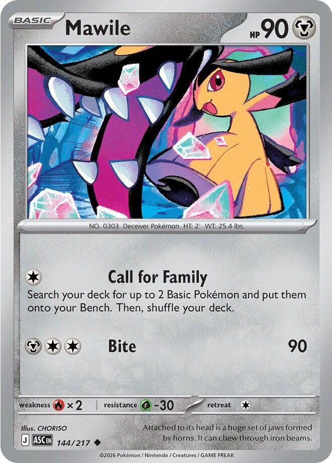 Mawile (144/217) [Mega Evolution: Ascended Heroes] | Exor Games Dartmouth