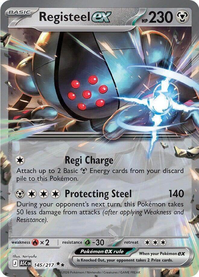 Registeel ex (145/217) [Mega Evolution: Ascended Heroes] | Exor Games Dartmouth