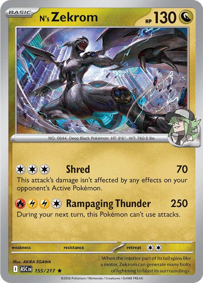N's Zekrom (155/217) [Mega Evolution: Ascended Heroes] | Exor Games Dartmouth
