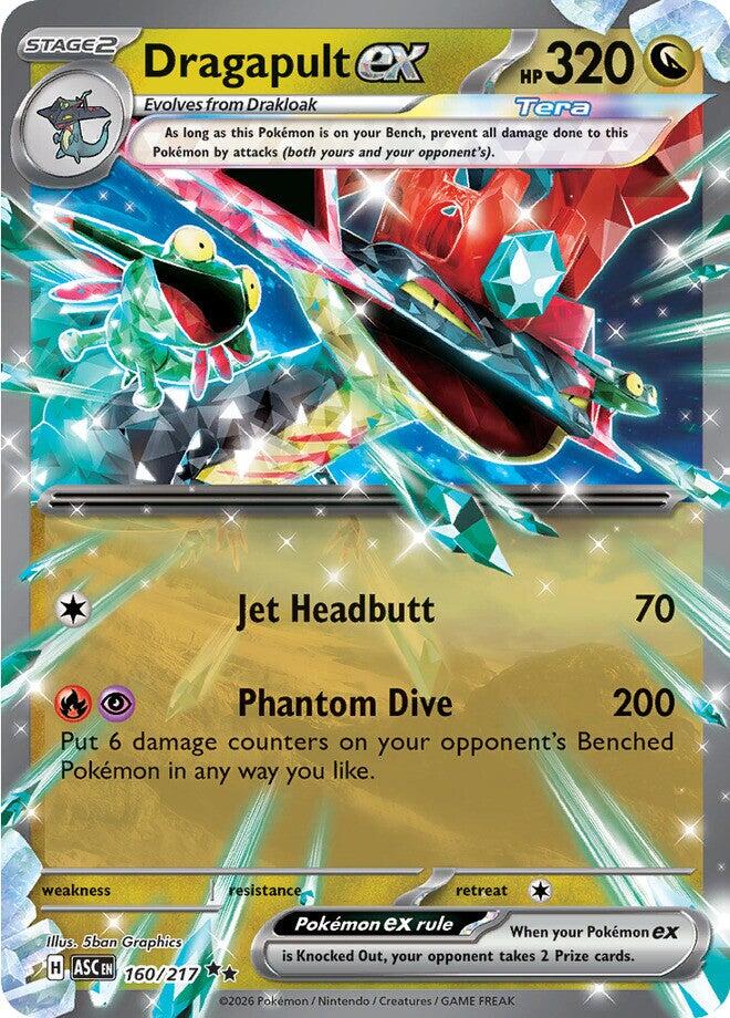 Dragapult ex (160/217) [Mega Evolution: Ascended Heroes] | Exor Games Dartmouth