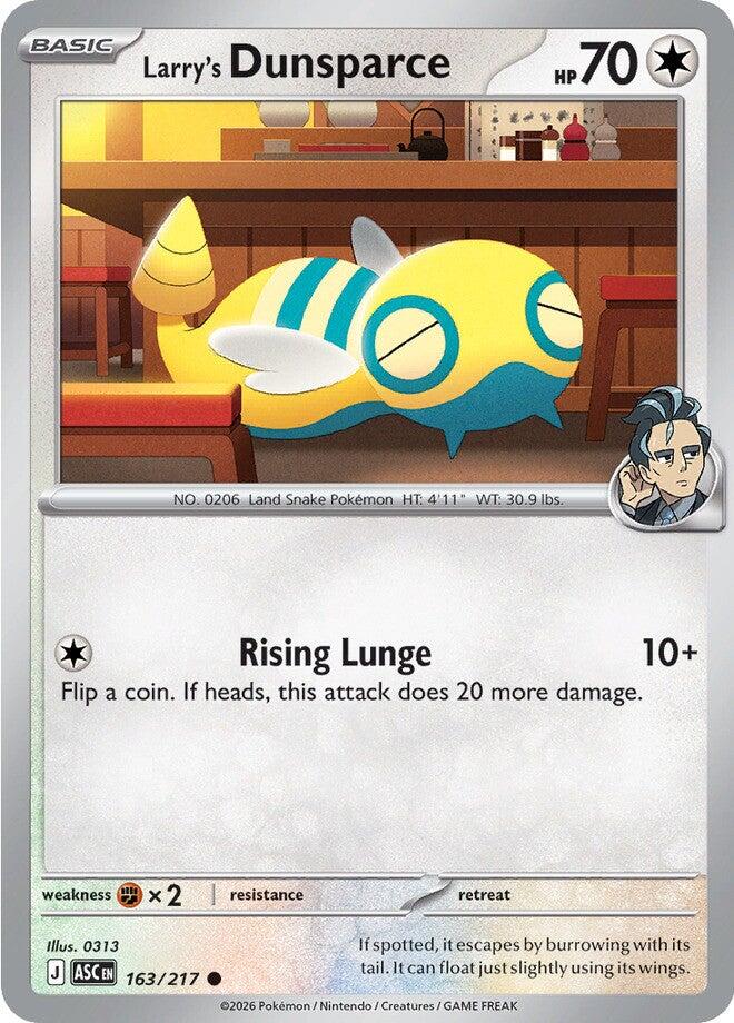 Larry's Dunsparce (163/217) [Mega Evolution: Ascended Heroes] | Exor Games Dartmouth