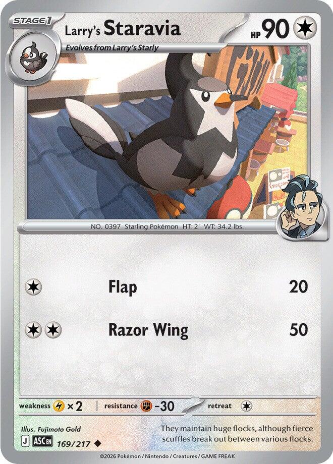 Larry's Staravia (169/217) [Mega Evolution: Ascended Heroes] | Exor Games Dartmouth
