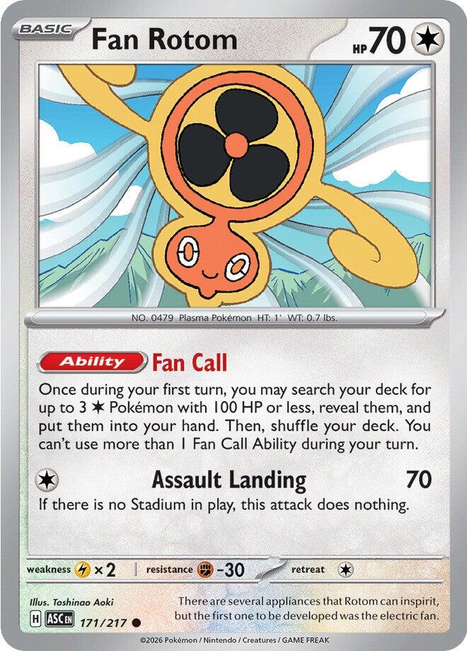 Fan Rotom (171/217) [Mega Evolution: Ascended Heroes] | Exor Games Dartmouth