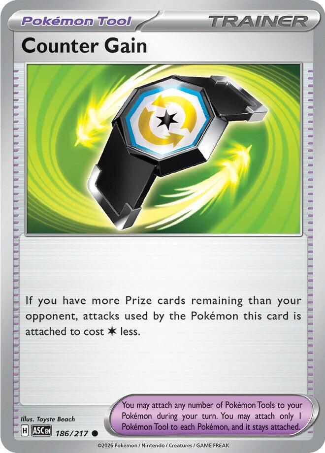Counter Gain (186/217) [Mega Evolution: Ascended Heroes] | Exor Games Dartmouth