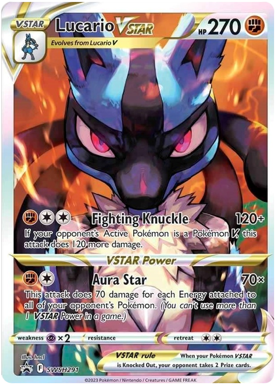 Lucario VSTAR (SWSH291) [Sword & Shield: Black Star Promos] | Exor Games Dartmouth