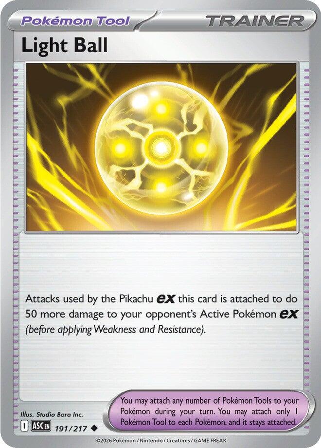 Light Ball (191/217) [Mega Evolution: Ascended Heroes] | Exor Games Dartmouth