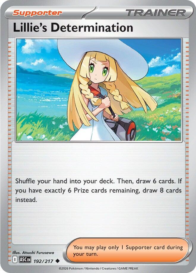 Lillie's Determination (192/217) [Mega Evolution: Ascended Heroes] | Exor Games Dartmouth